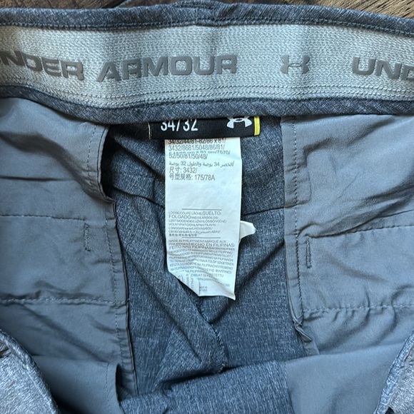 Under‎ Armour Men’s Golf Pants grey 34x32 - Picture 4 of 8